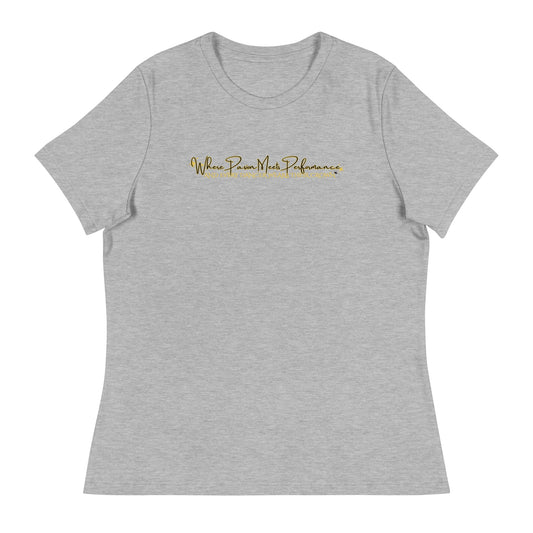 Performance | Women's Relaxed T Shirt | Royal Dance Palace | Alt Logo