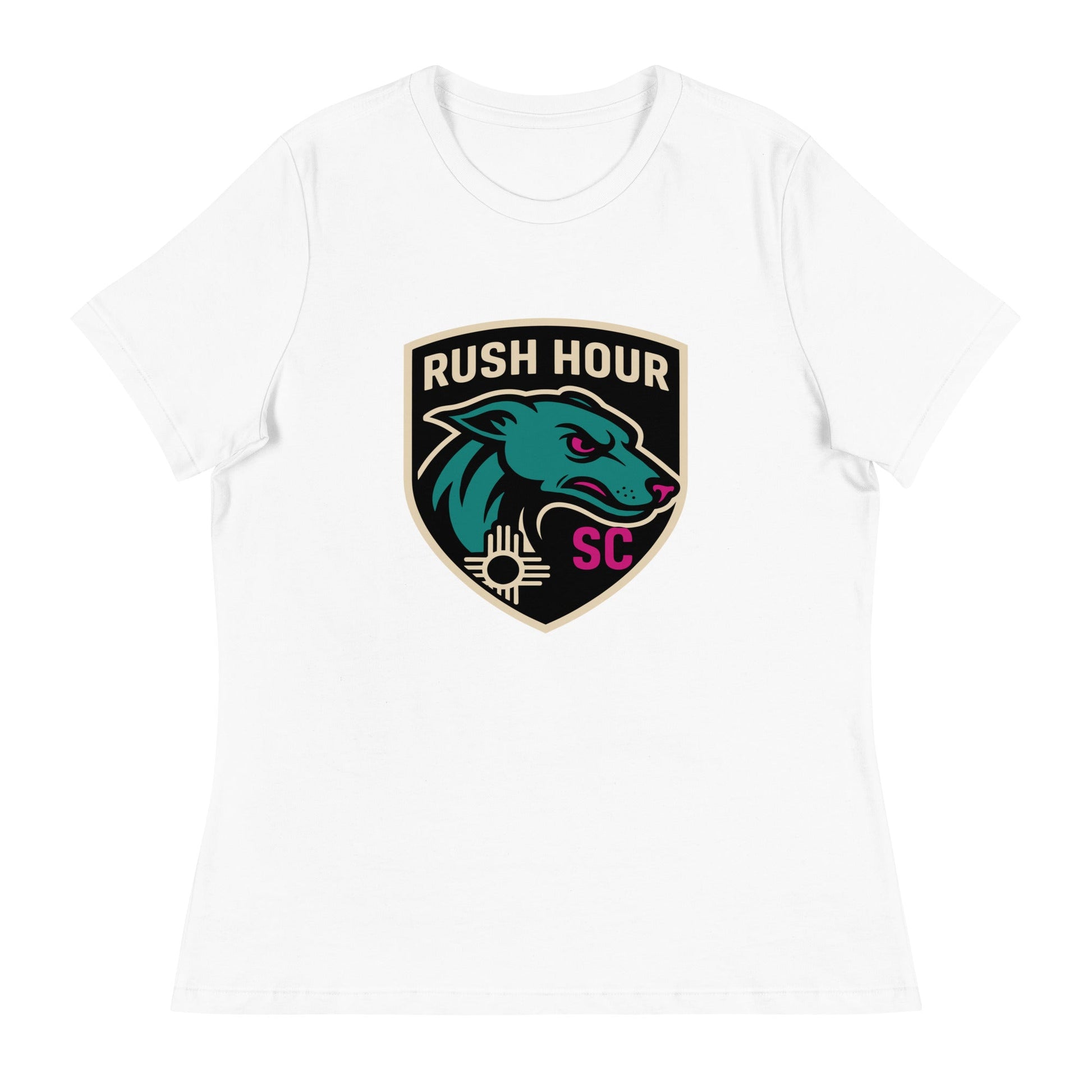 Performance | Women's Relaxed T Shirt | Rush Hour | Badge Logo