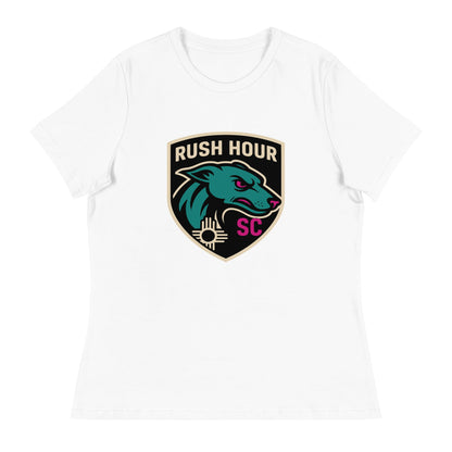 Performance | Women's Relaxed T Shirt | Rush Hour | Badge Logo