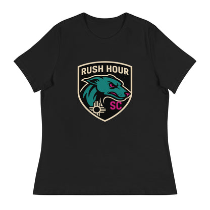 Performance | Women's Relaxed T Shirt | Rush Hour | Badge Logo