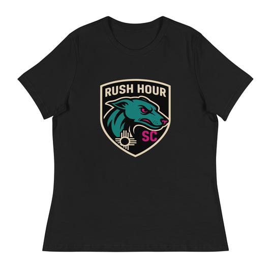 Performance | Women's Relaxed T Shirt | Rush Hour | Badge Logo