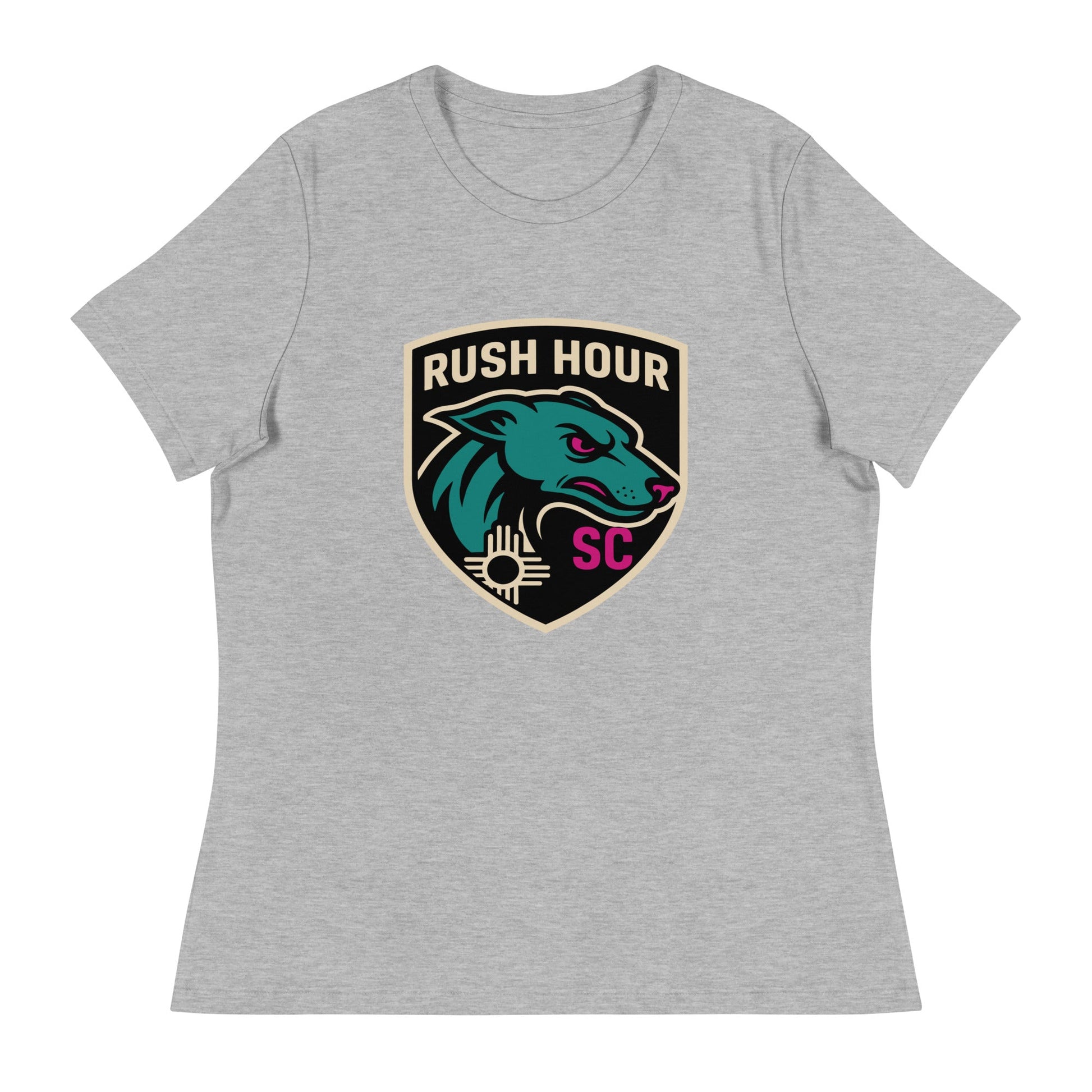 Performance | Women's Relaxed T Shirt | Rush Hour | Badge Logo
