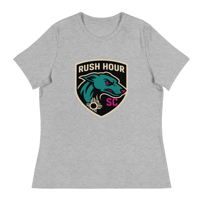 Performance | Women's Relaxed T Shirt | Rush Hour | Badge Logo