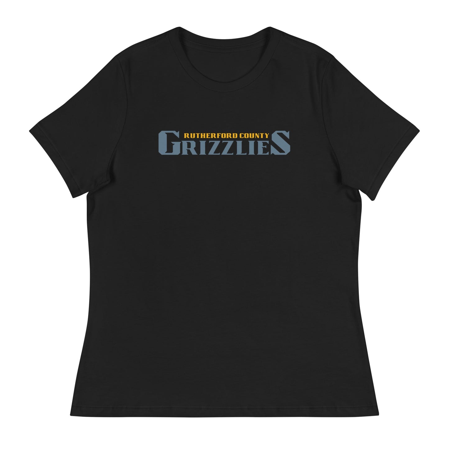 Performance | Women's Relaxed T Shirt | Rutherford County Grizzlies Football | Alt Script Logo