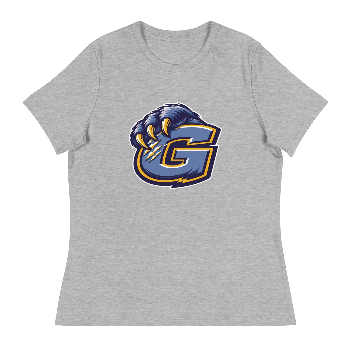 Performance | Women's Relaxed T Shirt | Rutherford County Grizzlies Football | G Logo