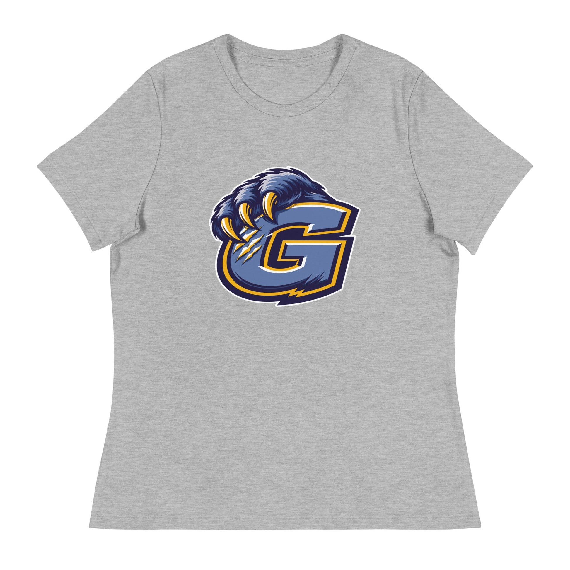 Performance | Women's Relaxed T Shirt | Rutherford County Grizzlies Football | G Logo
