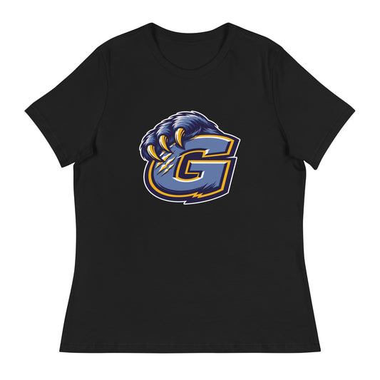 Performance | Women's Relaxed T Shirt | Rutherford County Grizzlies Football | G Logo