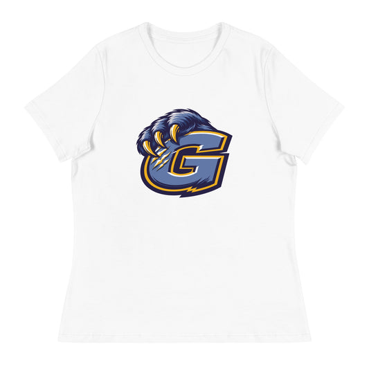 Performance | Women's Relaxed T Shirt | Rutherford County Grizzlies Football | G Logo