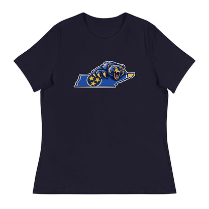 Performance | Women's Relaxed T Shirt | Rutherford County Grizzlies Football | Tennessee Logo