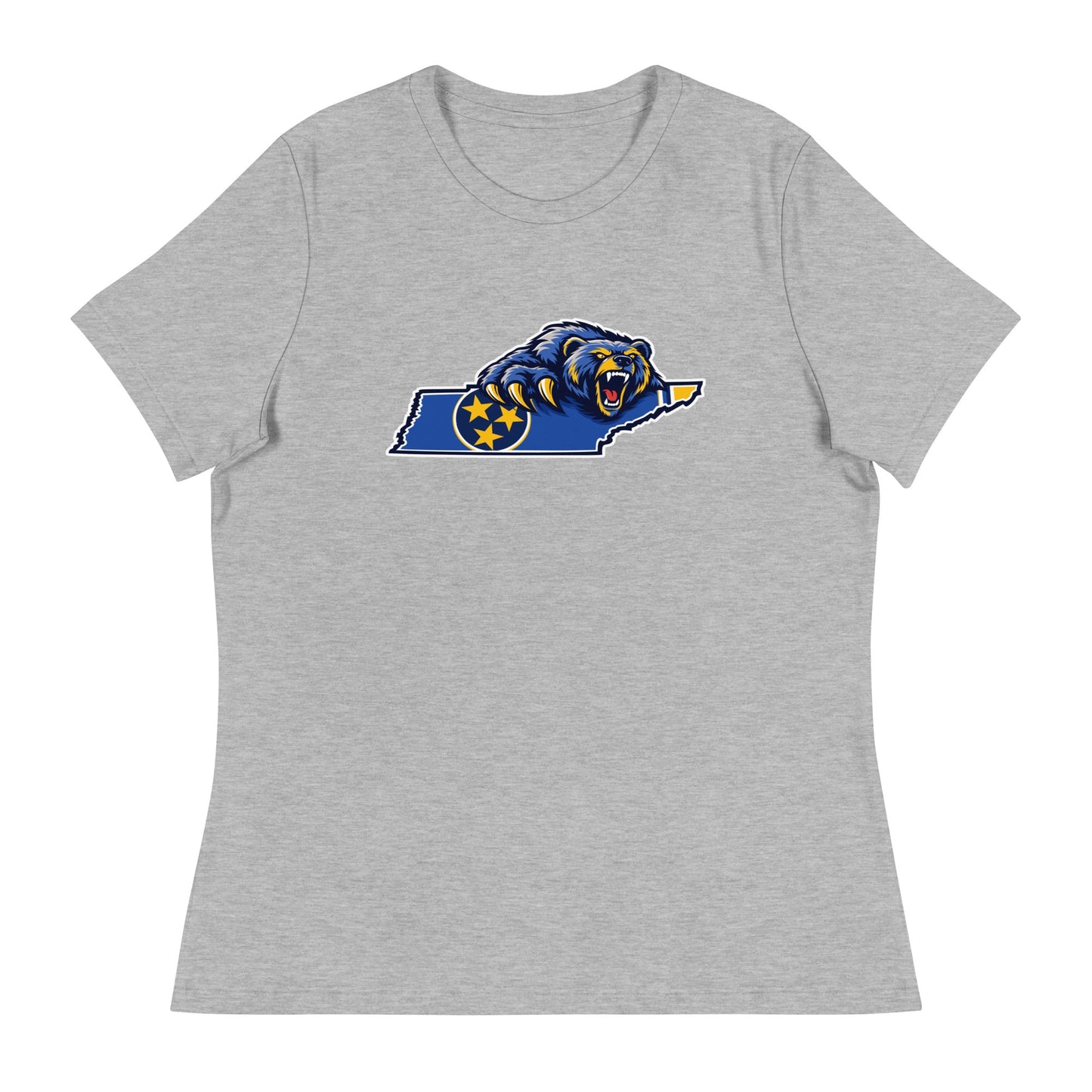 Performance | Women's Relaxed T Shirt | Rutherford County Grizzlies Football | Tennessee Logo