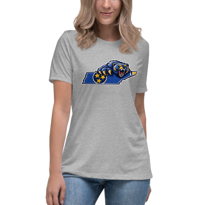 Performance | Women's Relaxed T Shirt | Rutherford County Grizzlies Football | Tennessee Logo