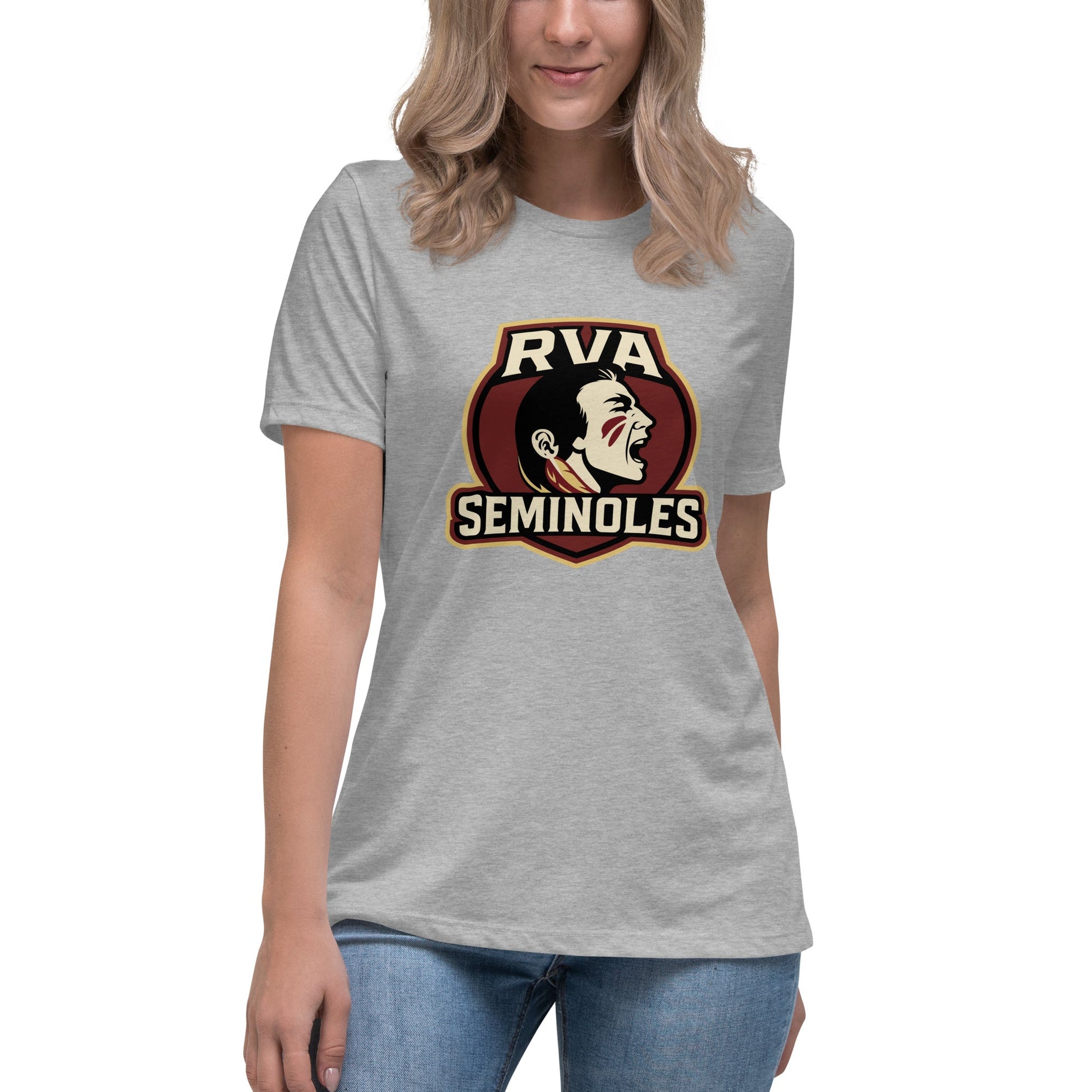 Performance | Women's Relaxed T Shirt | RVA Seminoles | Mascot Logo