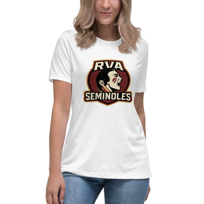 Performance | Women's Relaxed T Shirt | RVA Seminoles | Mascot Logo