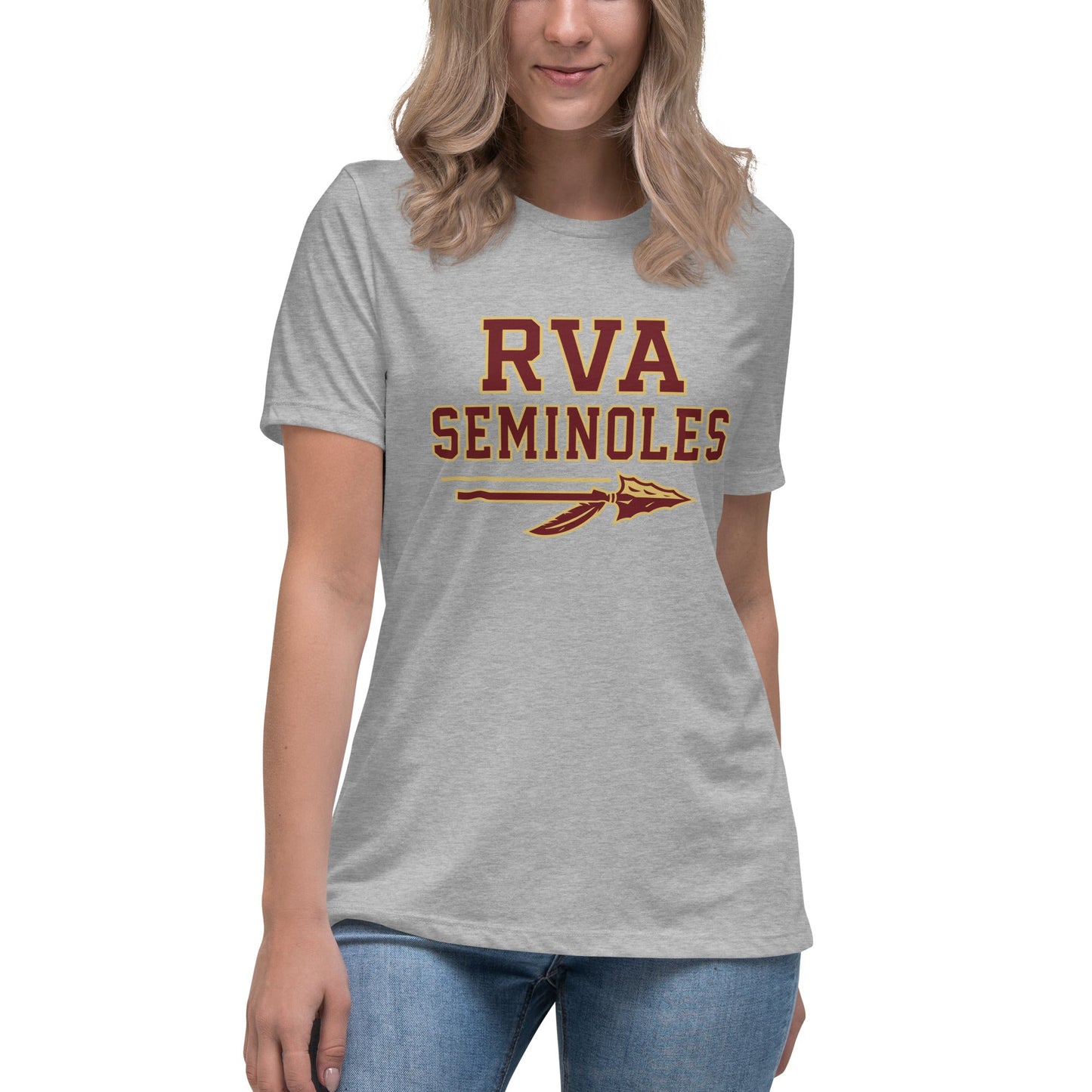 Performance | Women's Relaxed T Shirt | RVA Seminoles | Script Logo