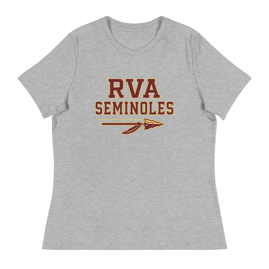 Performance | Women's Relaxed T Shirt | RVA Seminoles | Script Logo