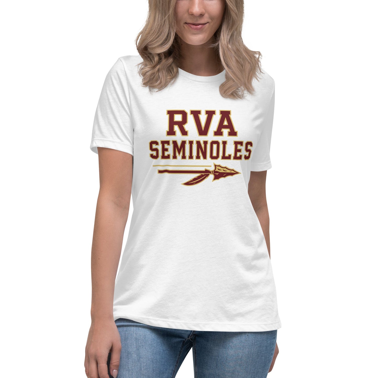 Performance | Women's Relaxed T Shirt | RVA Seminoles | Script Logo