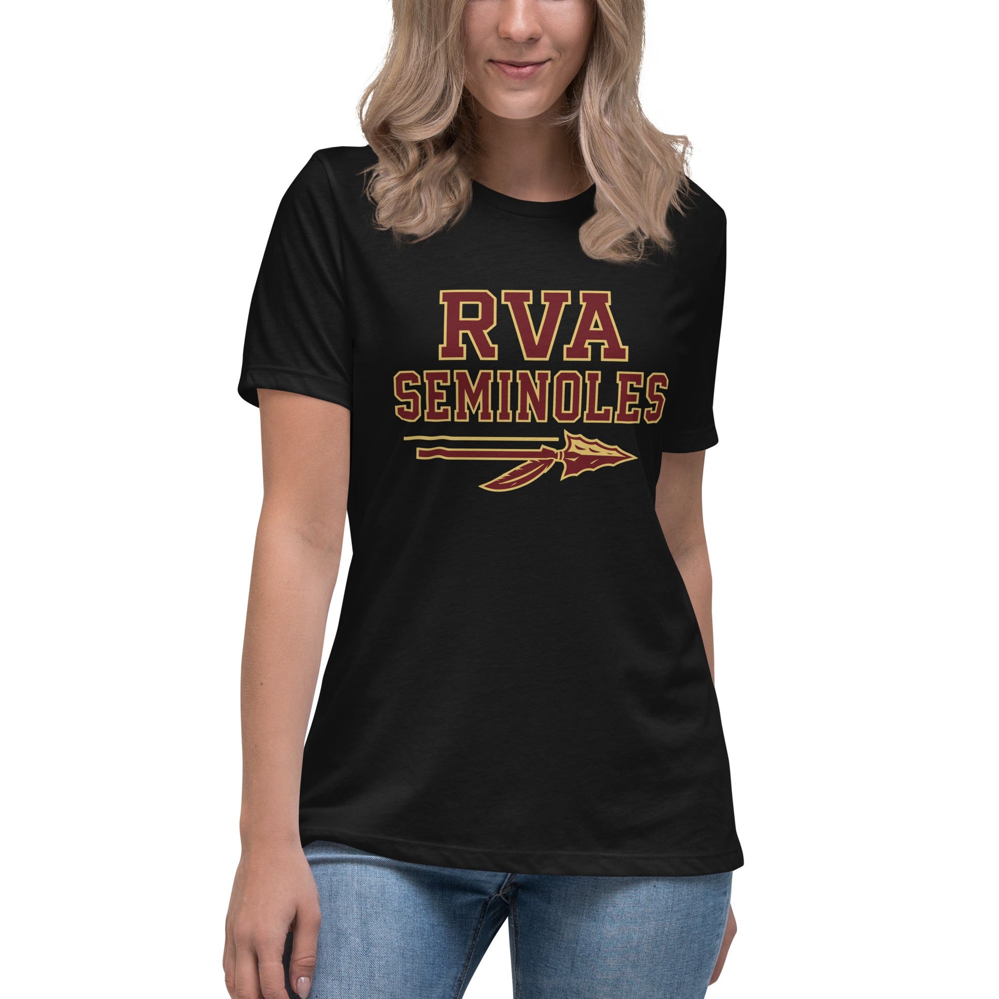 Performance | Women's Relaxed T Shirt | RVA Seminoles | Script Logo