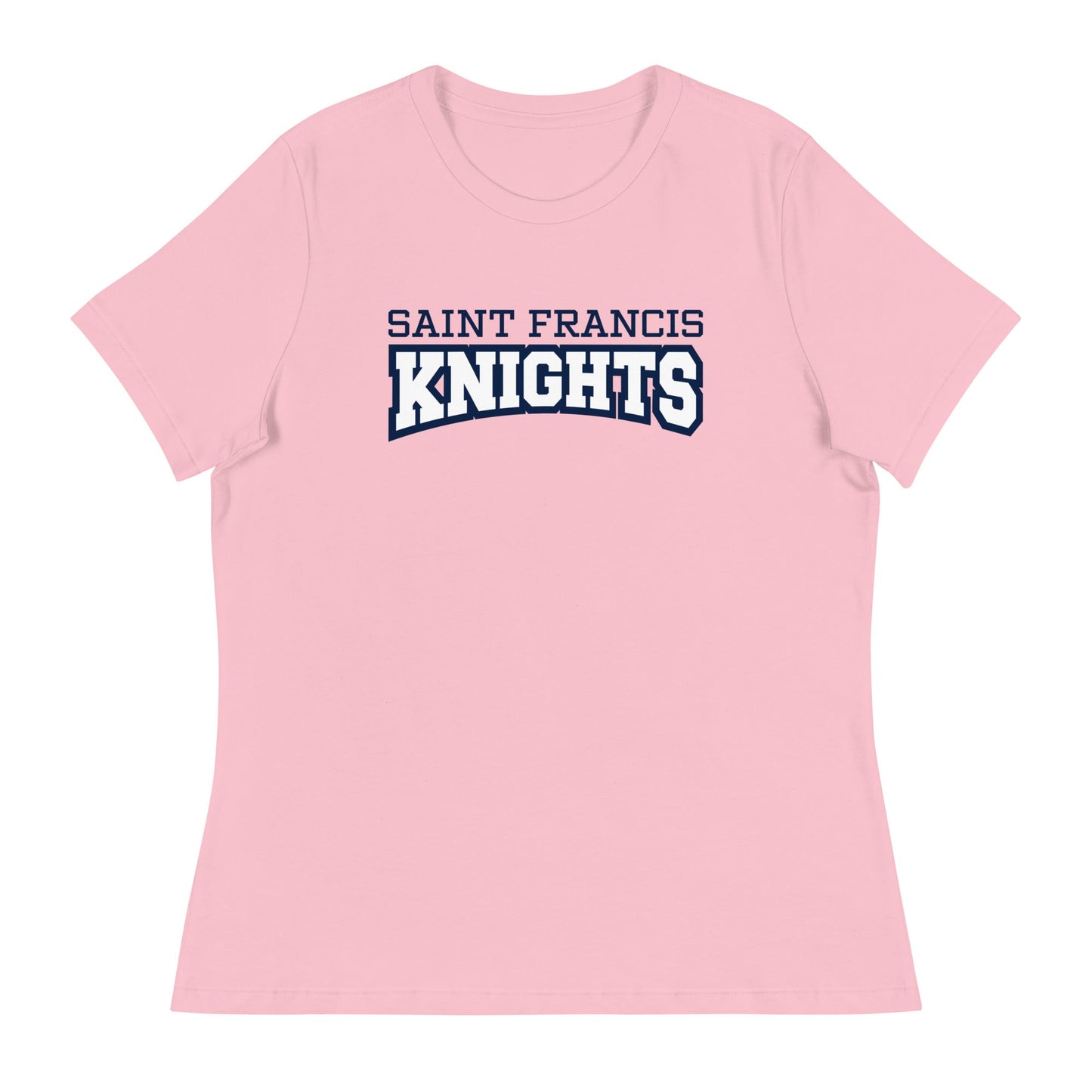 Performance | Women's Relaxed T Shirt | Saint Francis School | Modern Script Logo