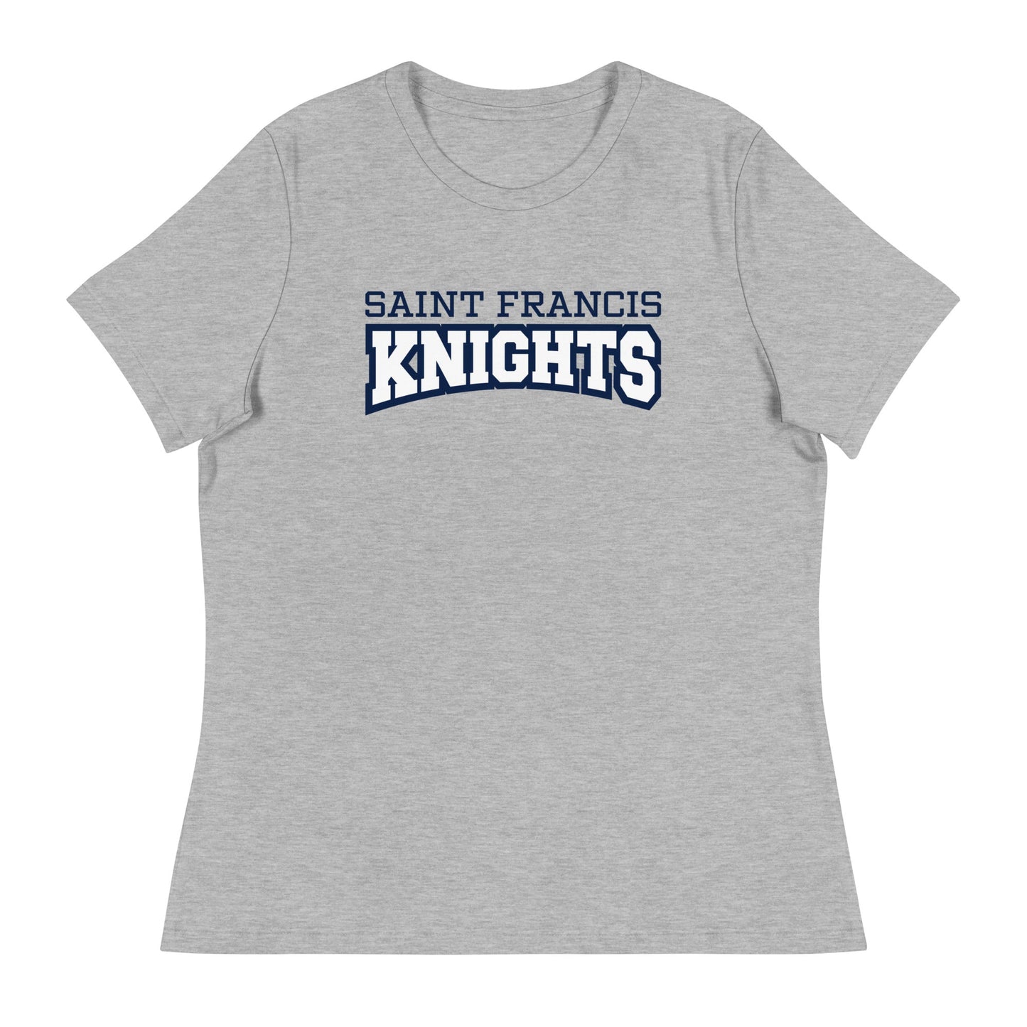 Performance | Women's Relaxed T Shirt | Saint Francis School | Modern Script Logo