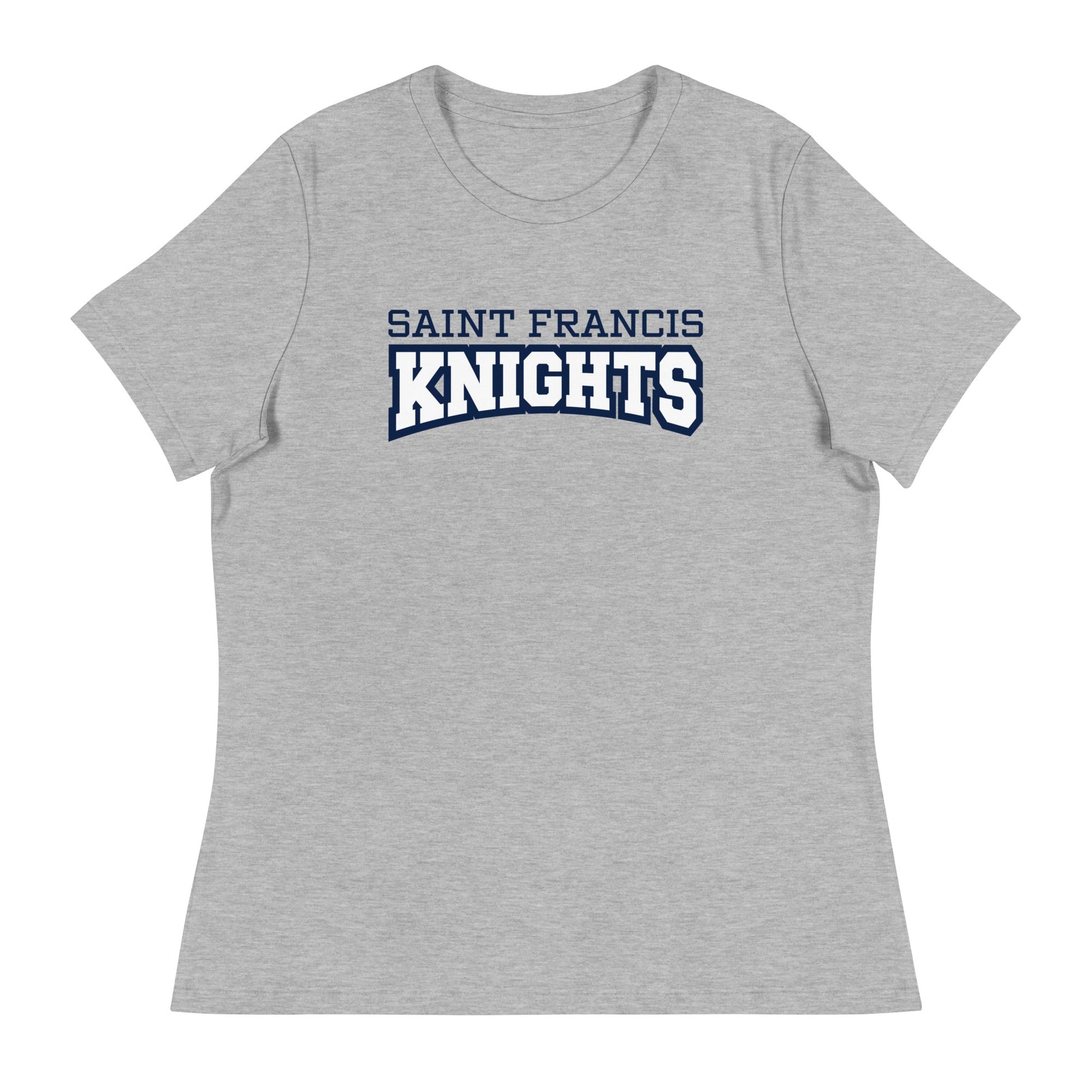 Performance | Women's Relaxed T Shirt | Saint Francis School | Modern Script Logo