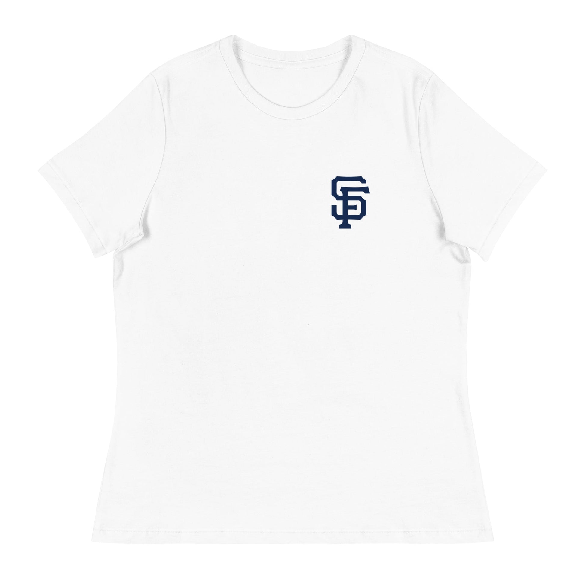 Performance | Women's Relaxed T Shirt | Saint Francis School | SF Crest Logo