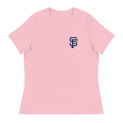 Performance | Women's Relaxed T Shirt | Saint Francis School | SF Crest Logo