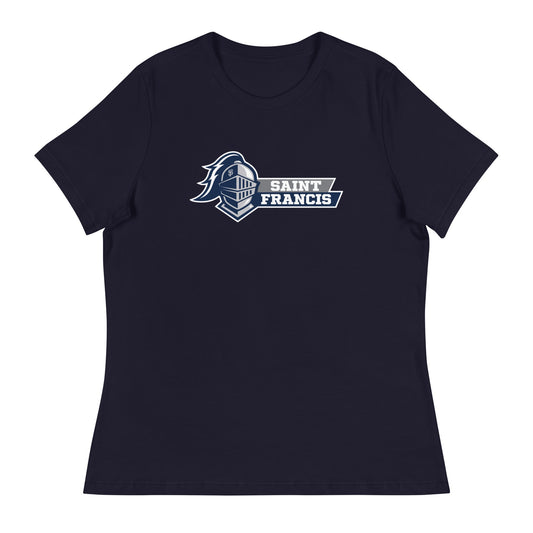 Performance | Women's Relaxed T Shirt | Saint Francis School | Vanguard Logo