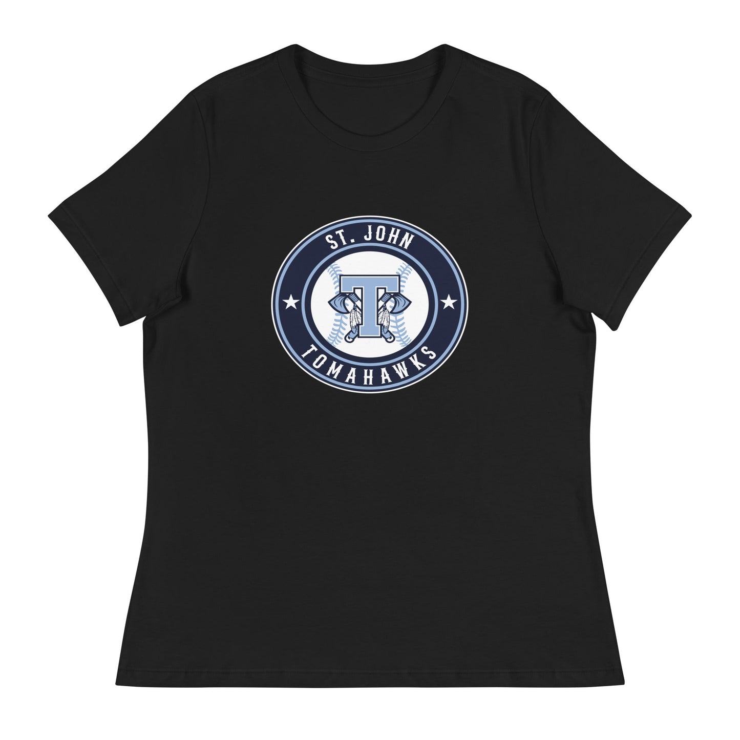 Performance | Women's Relaxed T Shirt | Saint John Tomahawks | Badge Logo