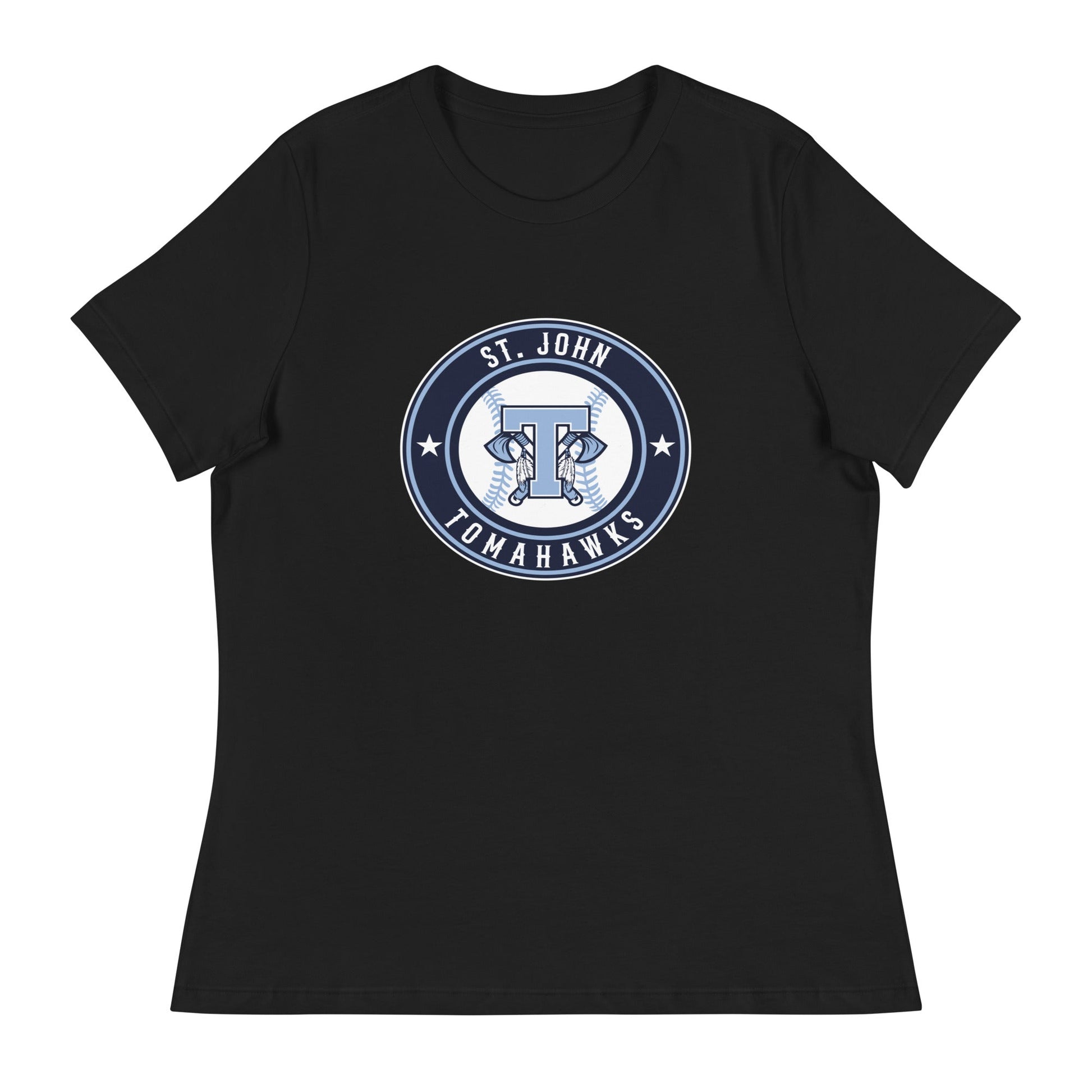 Performance | Women's Relaxed T Shirt | Saint John Tomahawks | Badge Logo