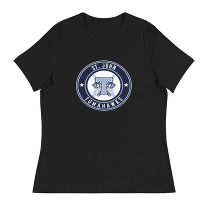 Performance | Women's Relaxed T Shirt | Saint John Tomahawks | Badge Logo