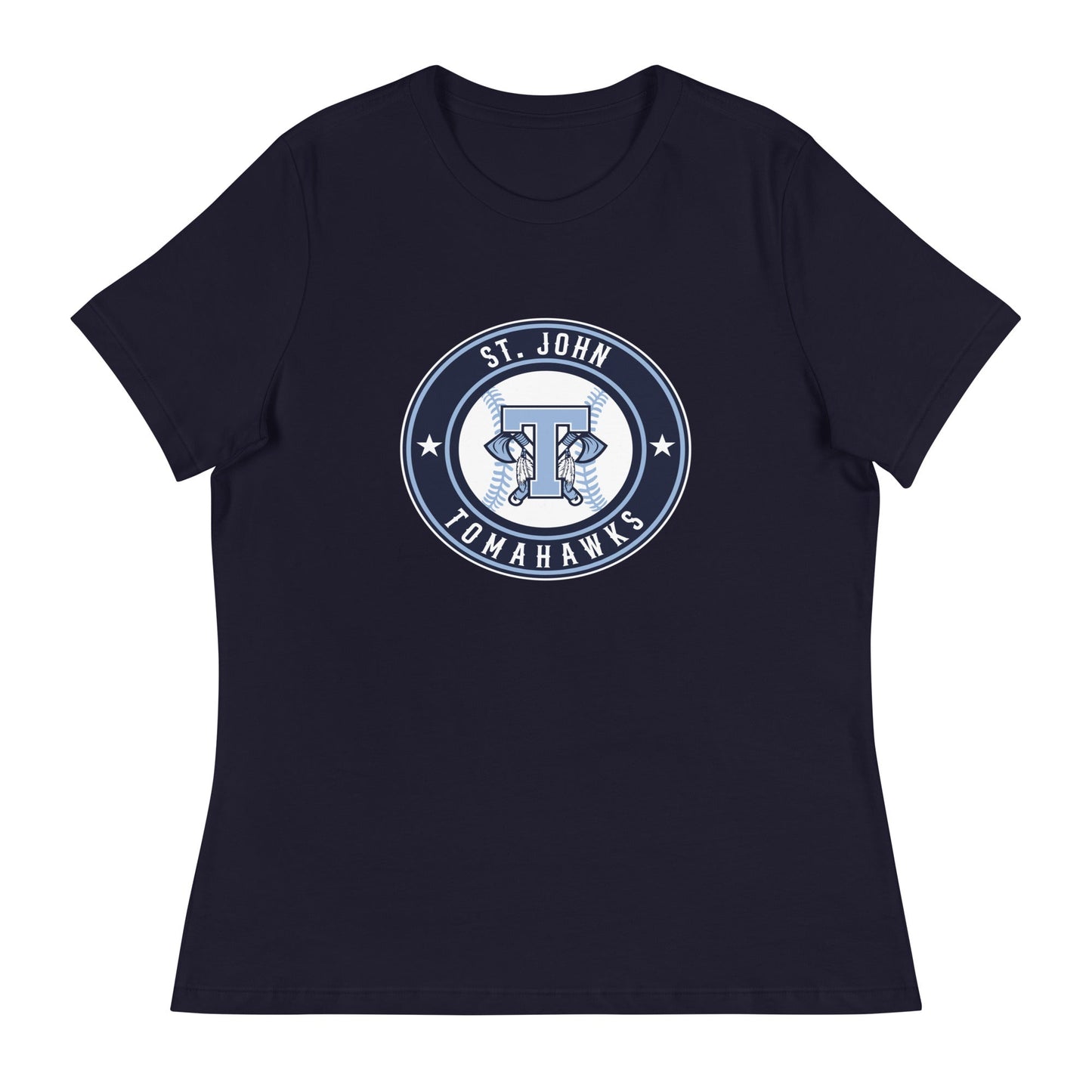 Performance | Women's Relaxed T Shirt | Saint John Tomahawks | Badge Logo