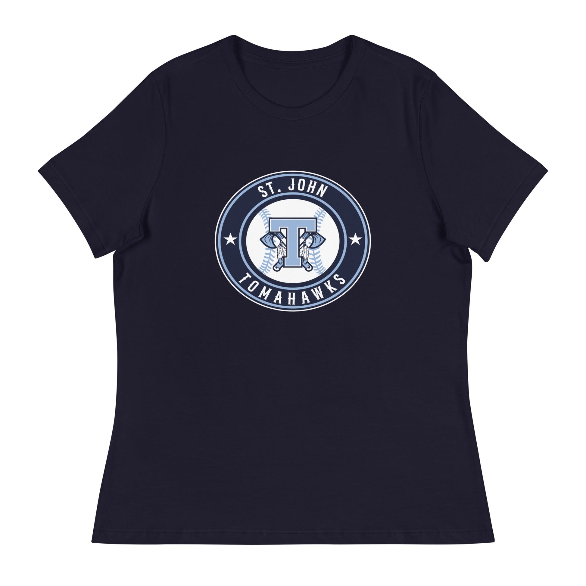 Performance | Women's Relaxed T Shirt | Saint John Tomahawks | Badge Logo