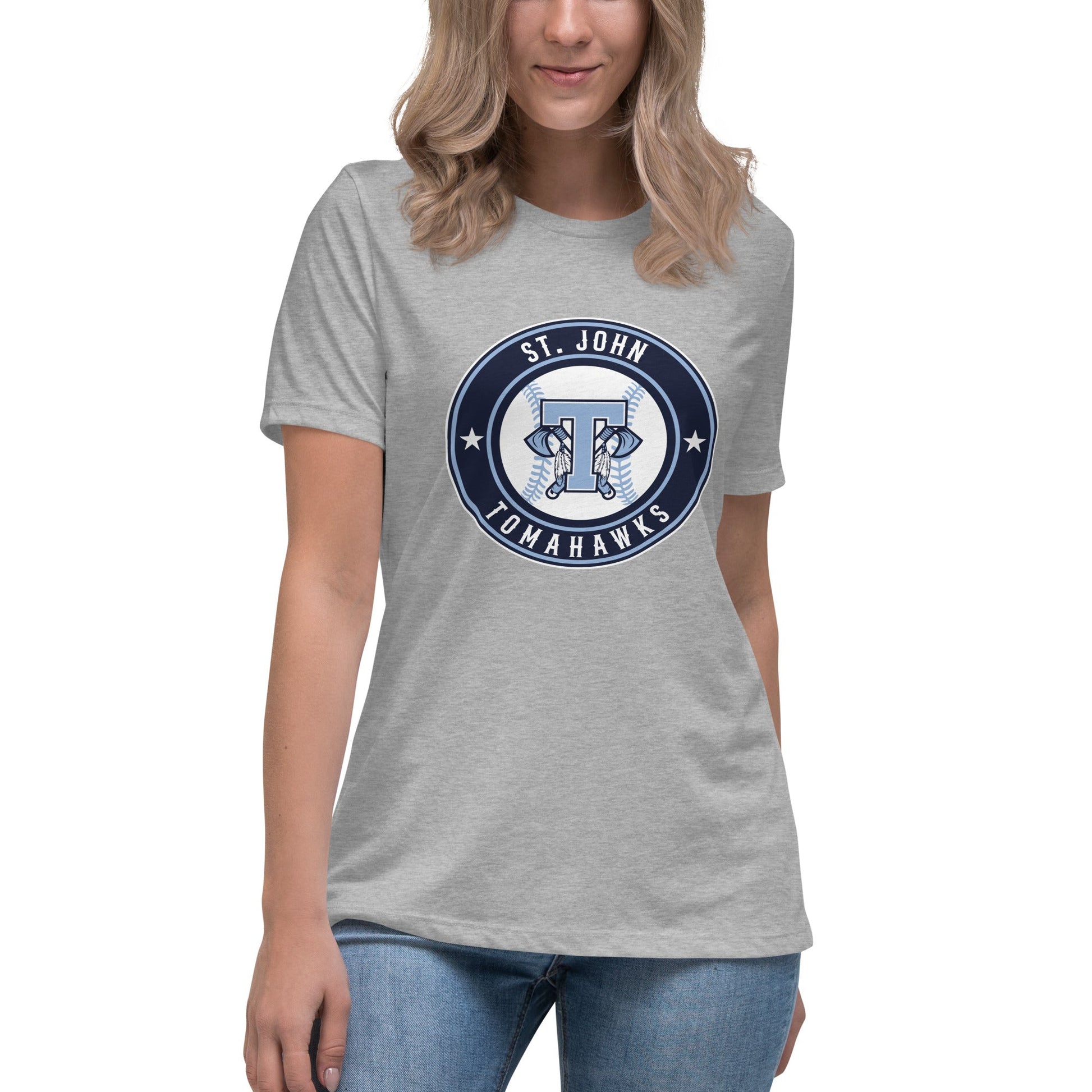 Performance | Women's Relaxed T Shirt | Saint John Tomahawks | Badge Logo