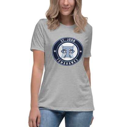 Performance | Women's Relaxed T Shirt | Saint John Tomahawks | Badge Logo