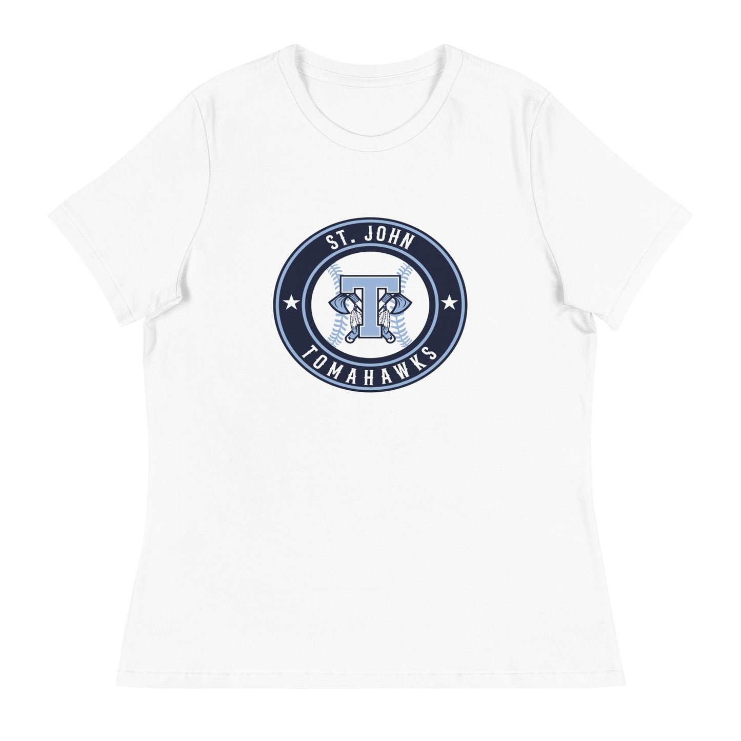 Performance | Women's Relaxed T Shirt | Saint John Tomahawks | Badge Logo
