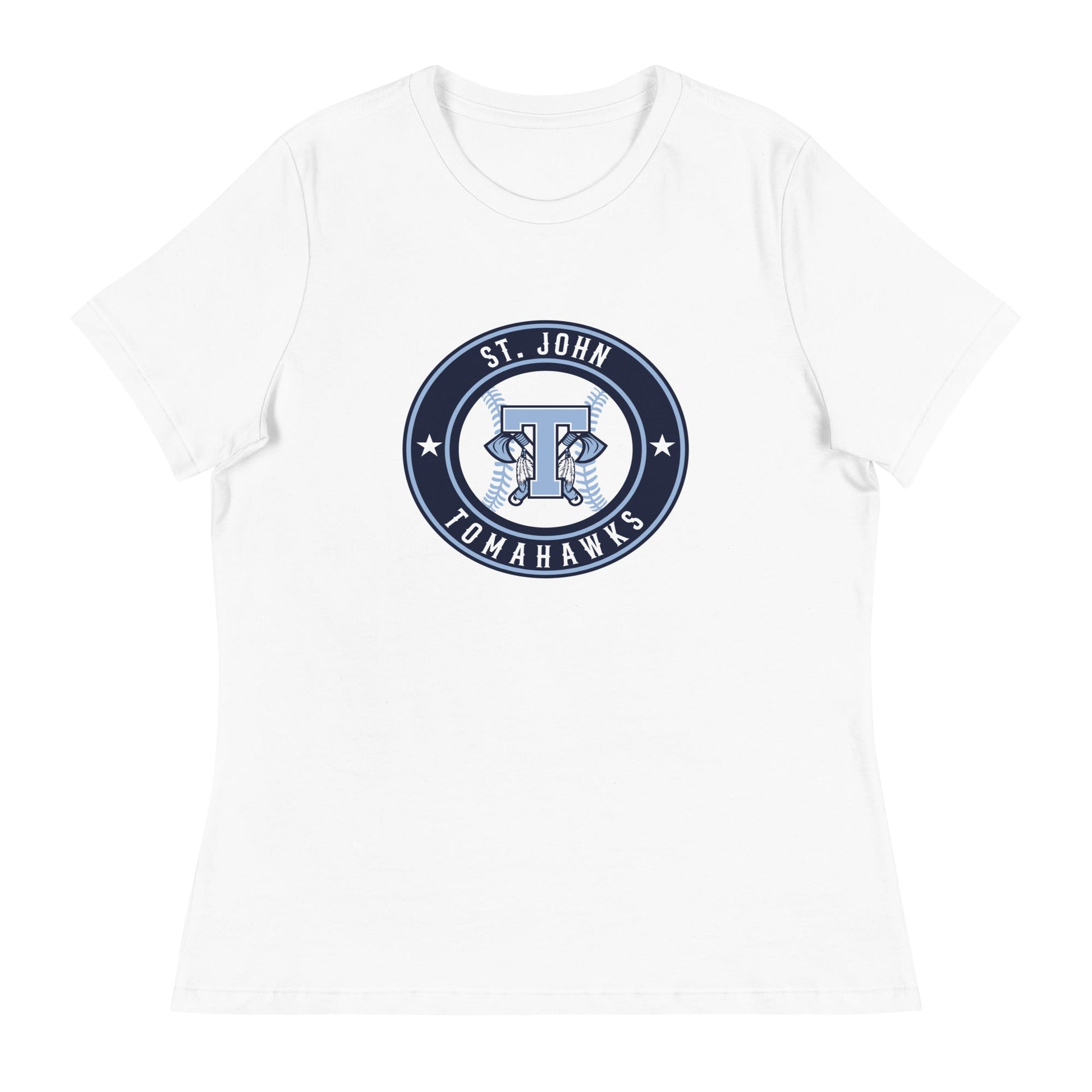 Performance | Women's Relaxed T Shirt | Saint John Tomahawks | Badge Logo