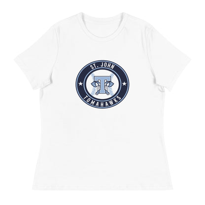 Performance | Women's Relaxed T Shirt | Saint John Tomahawks | Badge Logo