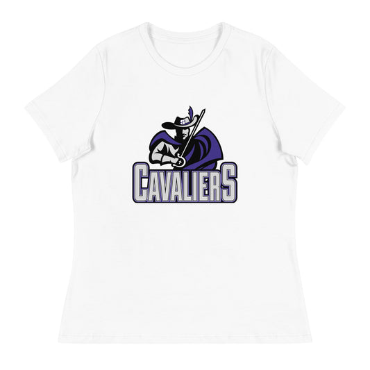 Performance | Women's Relaxed T Shirt | Saint Thomas More | Cavalier Vanguard Logo