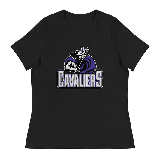 Performance | Women's Relaxed T Shirt | Saint Thomas More | Cavalier Vanguard Logo
