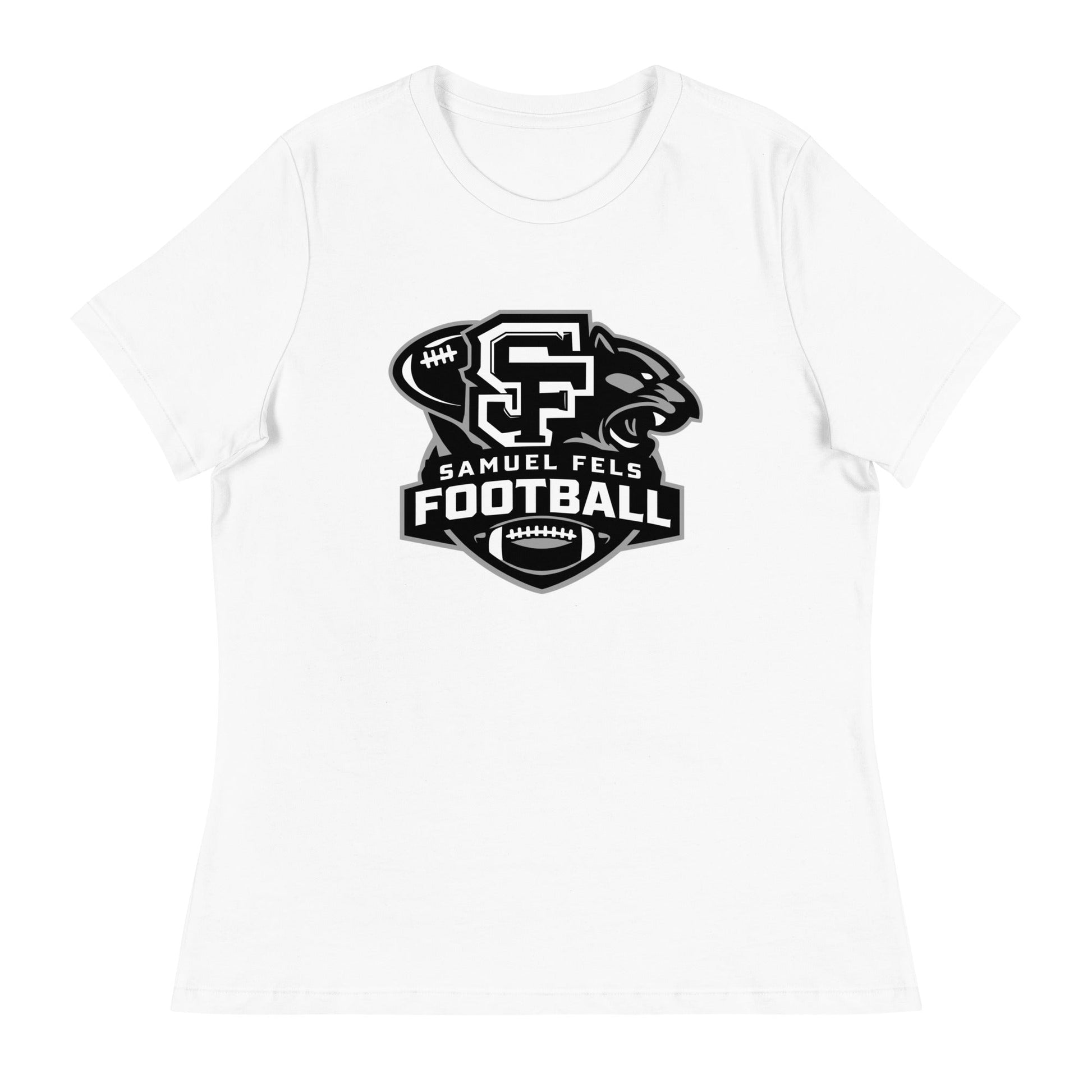 Performance | Women's Relaxed T Shirt | Samuel Fels Football | Crest Logo