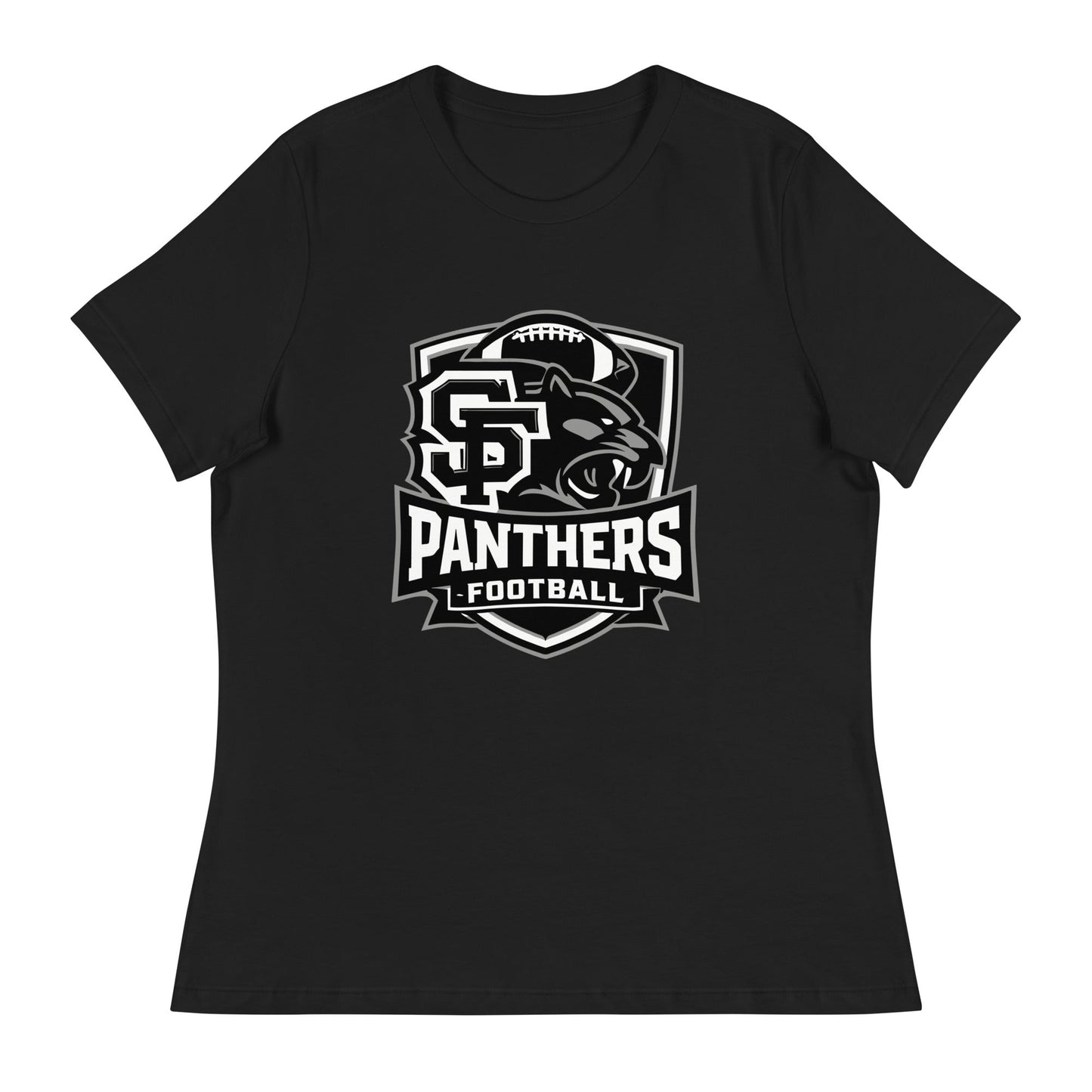 Performance | Women's Relaxed T Shirt | Samuel Fels Football | Shield Logo