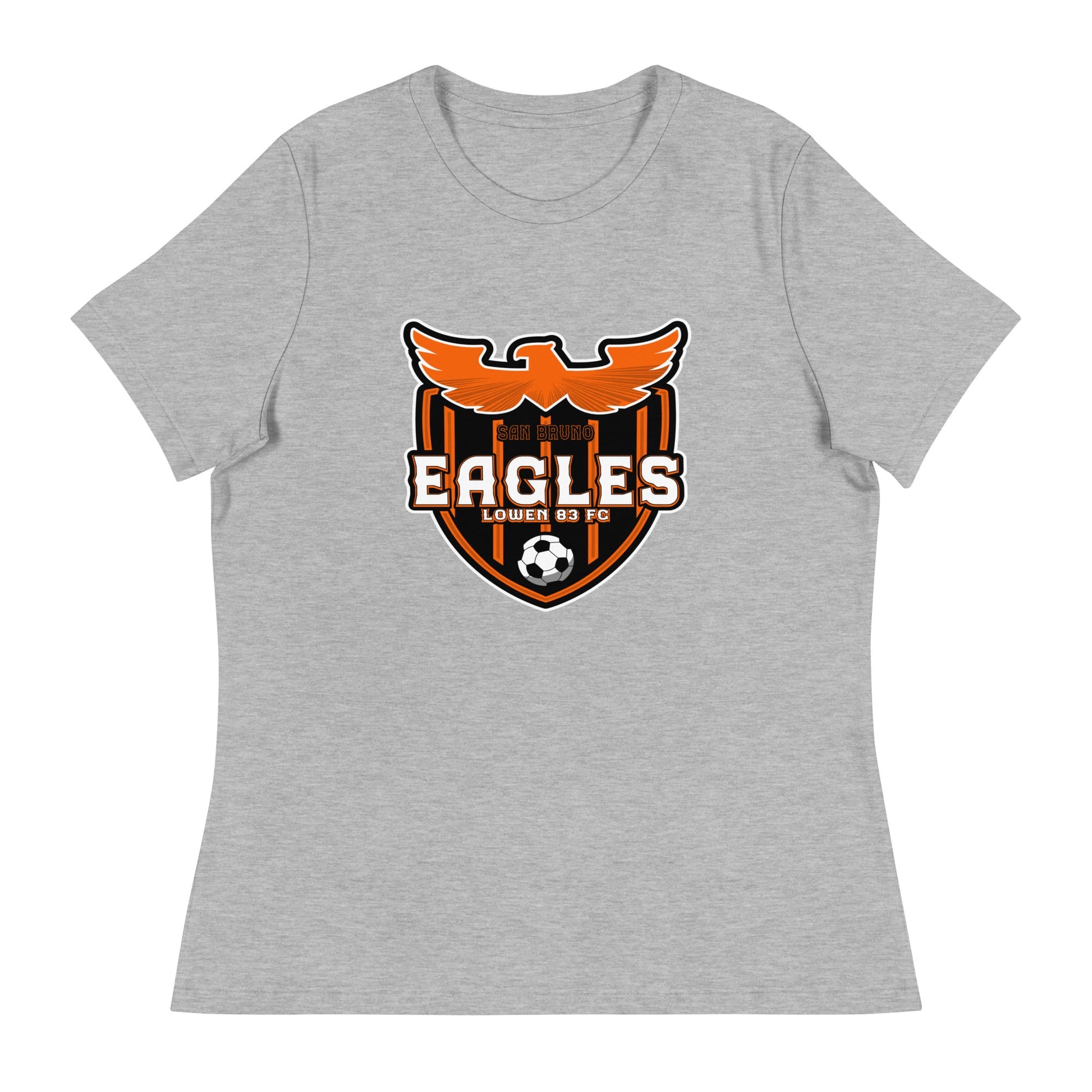 Performance | Women's Relaxed T Shirt | San Bruno Eagles | Shield Logo