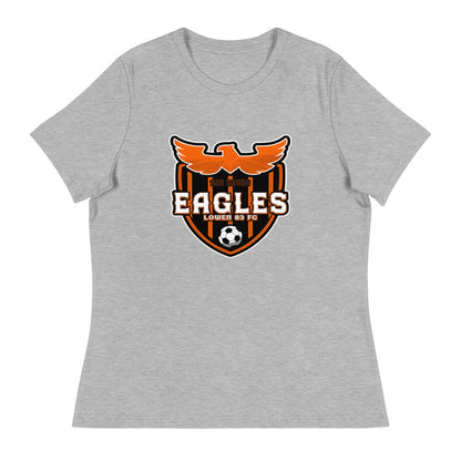 Performance | Women's Relaxed T Shirt | San Bruno Eagles | Shield Logo
