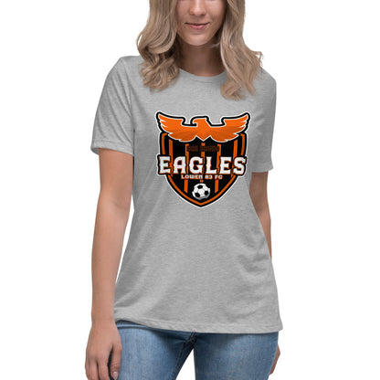 Performance | Women's Relaxed T Shirt | San Bruno Eagles | Shield Logo