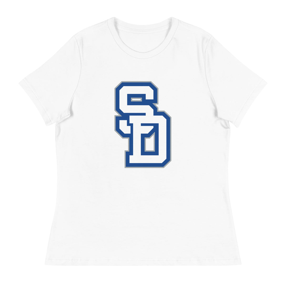 Performance | Women's Relaxed T Shirt | San Diego High School Wrestling | Crest Logo