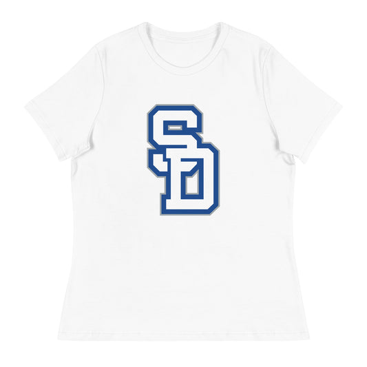 Performance | Women's Relaxed T Shirt | San Diego High School Wrestling | Crest Logo
