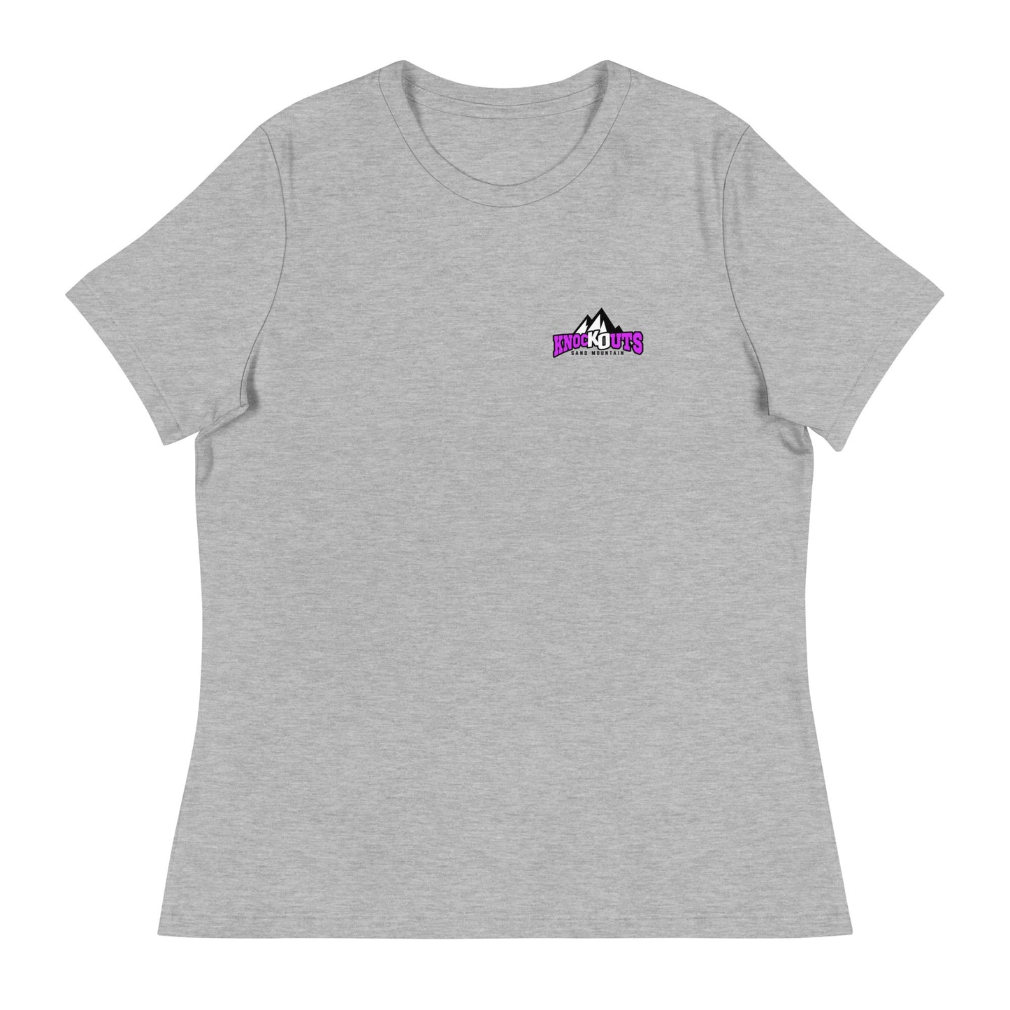 Performance | Women's Relaxed T Shirt | Sand Mountain Knockouts | Mountain Logo