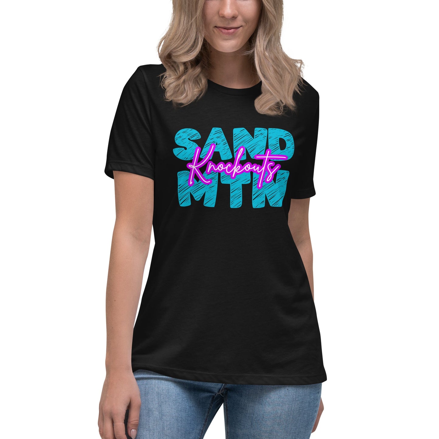 Performance | Women's Relaxed T Shirt | Sand Mountain Knockouts | MTN Logo
