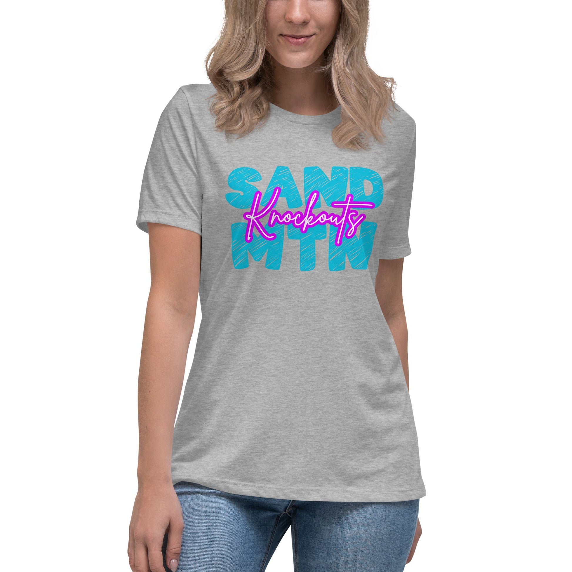 Performance | Women's Relaxed T Shirt | Sand Mountain Knockouts | MTN Logo