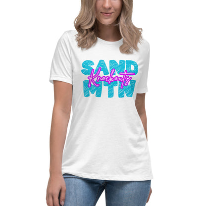 Performance | Women's Relaxed T Shirt | Sand Mountain Knockouts | MTN Logo